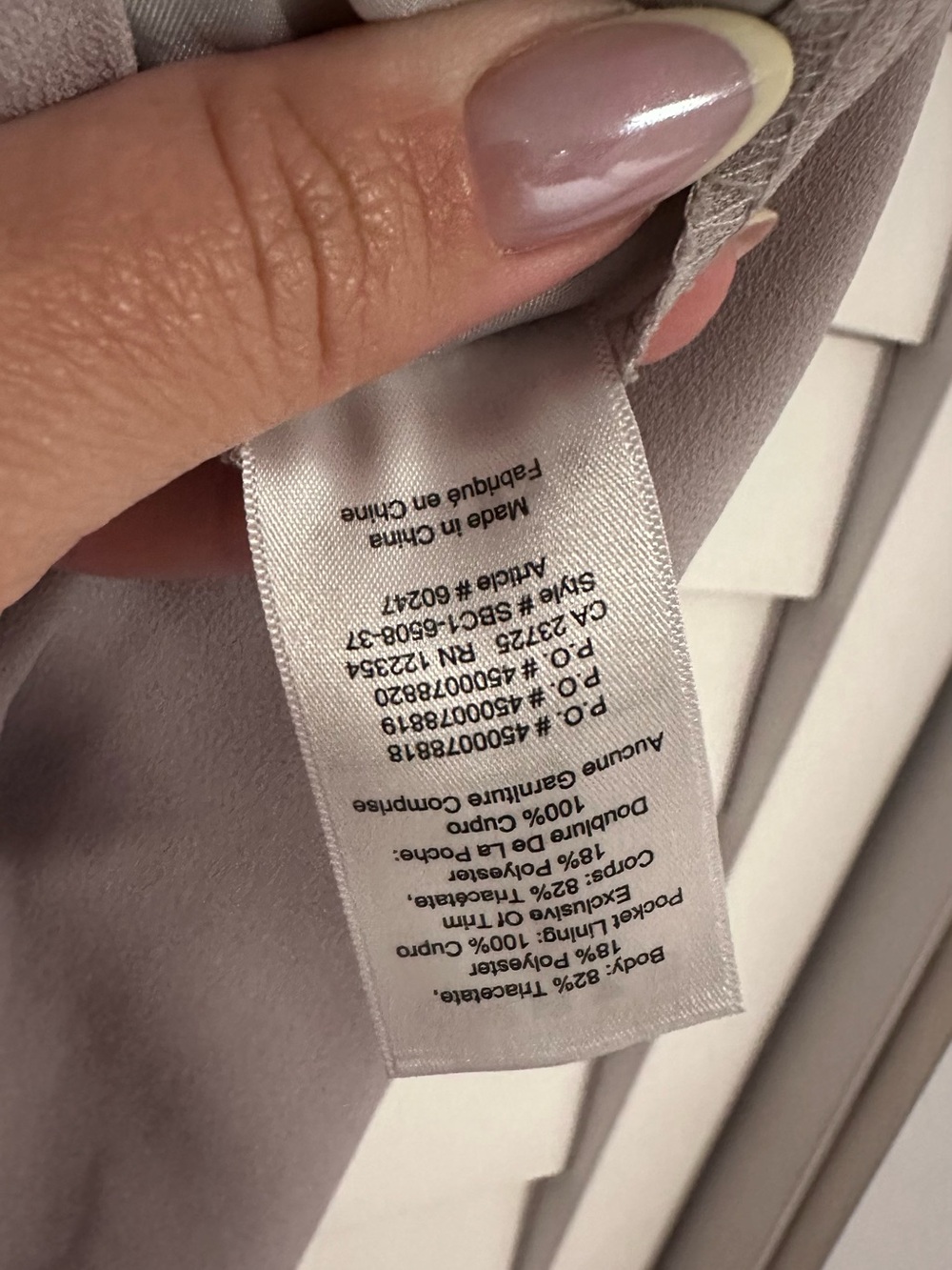 Babaton Cropped Ankle Pants in Dusty Gray - Picture 3 of 6